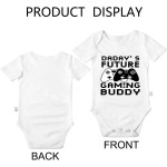 Daday's Future Gaming Buddy Bodys, lustige Babykleidung, niedliche Strampler-Outfits aus Baumwolle für Jungen und Mädchen, 0–24 Monate Daday's Future Gaming Buddy Bodys, lustige Babykleidung, niedliche Strampler-Outfits aus Baumwolle für Jungen und Mädchen, 0–24 Monate