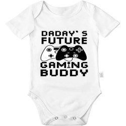Daday's Future Gaming Buddy Bodys, lustige Babykleidung, niedliche Strampler-Outfits aus Baumwolle für Jungen und Mädchen, 0–24 Monate