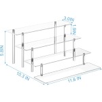 4-stufiger Acryl-Parfüm-Organizer-Ständer, transparente Präsentationsständer für Parfüm, Köln, Kosmetik, Hautpflege, Funko POP, Dessert-Display, Cupcake-Ständer 4-stufiger Acryl-Parfüm-Organizer-Ständer, transparente Präsentationsständer für Parfüm, Köln, Kosmetik, Hautpflege, Funko POP, Dessert-Display, Cupcake-Ständer