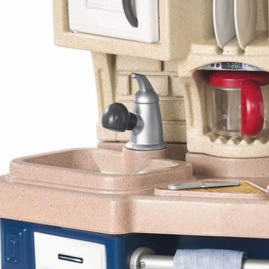 Little Tikes Super Chef Kitchen Blau und Creme, 14,00 L x 28,00 B x 40,00 H Zoll Little Tikes Super Chef Kitchen Blau und Creme, 14,00 L x 28,00 B x 40,00 H Zoll