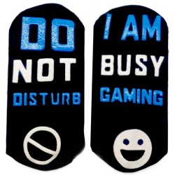 Lustige Gaming-Socken „Do Not Disturb“ als Weihnachtsgeschenk für Teenager, Jungen, Kinder, Männer und Frauen
