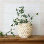 DN DECONATION Beige rustikale Bauernvase, 20,8 cm große strukturierte Boho-Vase für Heimdekoration, dekorative Blumenvasen aus Zement mit Seilknoten für Wohnzimmer, Tischaufsatz, Regal, Kaminsims-Dekoration DN DECONATION Beige rustikale Bauernvase, 20,8 cm große strukturierte Boho-Vase für Heimdekoration, dekorative Blumenvasen aus Zement mit Seilknoten für Wohnzimmer, Tischaufsatz, Regal, Kaminsims-Dekoration