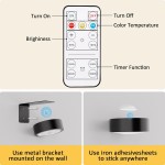 3er-Pack Bilderleuchten für die Wand, wiederaufladbare batteriebetriebene Wandleuchten, Bilderrahmenleuchten mit 3 Beleuchtungsmodi, kabellose magnetische Malleuchte mit Fernbedienung und Timer (schwarz, 3er-Pack) 3er-Pack Bilderleuchten für die Wand, wiederaufladbare batteriebetriebene Wandleuchten, Bilderrahmenleuchten mit 3 Beleuchtungsmodi, kabellose magnetische Malleuchte mit Fernbedienung und Timer (schwarz, 3er-Pack)