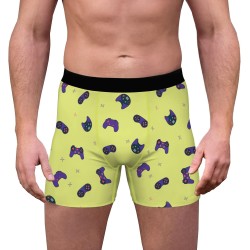 Aueyan Herren-Unterwäsche für Teenager und Jungen, lustige Boxershorts, einzigartige Boxershorts mit kurzem Bein