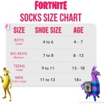 FORTNITE Fun: 6er-Pack hohe Socken für Jungen und Teenager – lebendige Gaming-Designs, bequeme Passform, langlebige Materialien