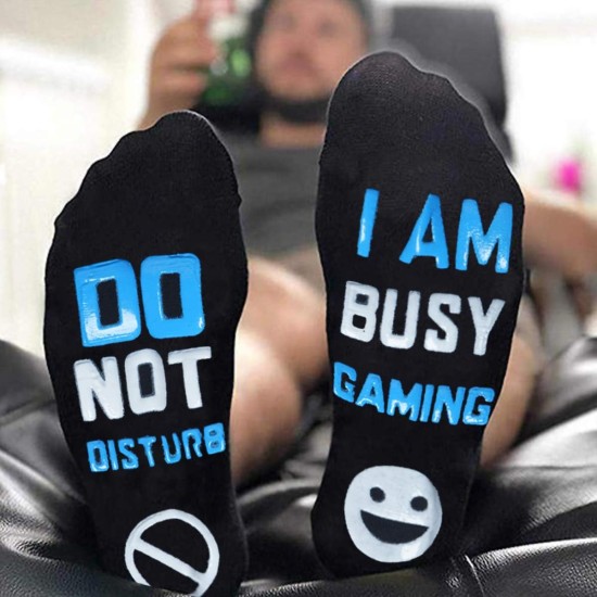 Lustige Gaming-Socken „Do Not Disturb“ als Weihnachtsgeschenk für Teenager, Jungen, Kinder, Männer und Frauen Lustige Gaming-Socken „Do Not Disturb“ als Weihnachtsgeschenk für Teenager, Jungen, Kinder, Männer und Frauen