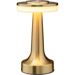 O’Bright tragbare LED-Tischlampe mit Berührungssensor, 3 Helligkeitsstufen, wiederaufladbarer Akku für bis zu 48 Stunden Nutzung, Nachtlicht für Kinderzimmer, Nachttischlampe, Nachttischlampe (Gold)