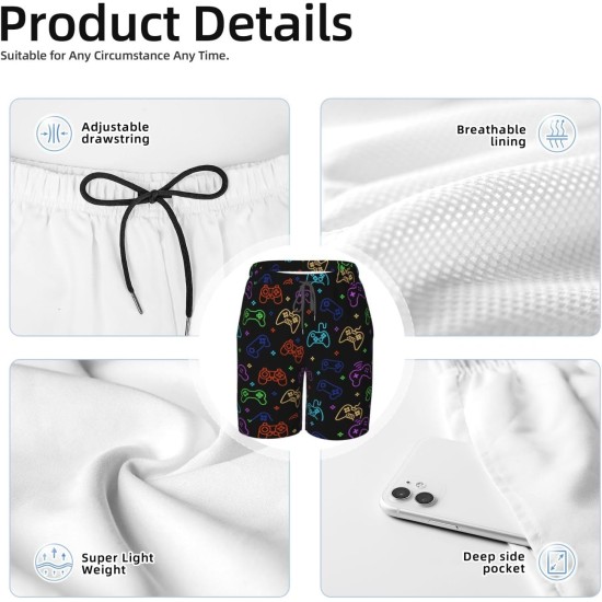 Jungen-Badehose mit Kompressionsfutter, Badeshorts, Badebekleidung, schnelltrocknend, Jungen-Badeanzug, Strand-Badeanzug für Kleinkinder Jungen-Badehose mit Kompressionsfutter, Badeshorts, Badebekleidung, schnelltrocknend, Jungen-Badeanzug, Strand-Badeanzug für Kleinkinder