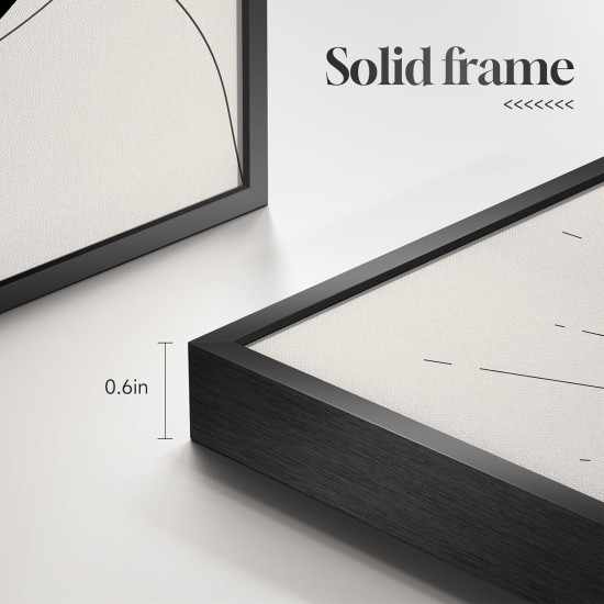 Gerahmte abstrakte Boho-Wandkunst in Schwarz und Weiß, Set mit 6 modernen Leinwanddrucken, Gemälden, Kunstwerken für Wände, minimalistische geometrische Bilder für Wohnzimmer, Schlafzimmer, Büro, Badezimmer, Wanddekoration, 27,9 x 35,6 cm Gerahmte abstrakte Boho-Wandkunst in Schwarz und Weiß, Set mit 6 modernen Leinwanddrucken, Gemälden, Kunstwerken für Wände, minimalistische geometrische Bilder für Wohnzimmer, Schlafzimmer, Büro, Badezimmer, Wanddekoration, 27,9 x 35,6 cm