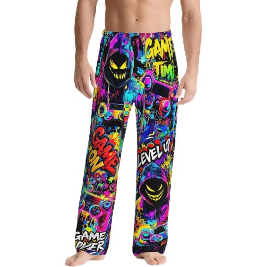 Herren-Pyjama-Hose, Nachtwäsche, ultraleicht, weich, Pyjama-Hose, Schlaf-Lounge, lange Hose mit Kordelzugtaschen Herren-Pyjama-Hose, Nachtwäsche, ultraleicht, weich, Pyjama-Hose, Schlaf-Lounge, lange Hose mit Kordelzugtaschen