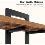 HOOBRO Schwebende Regale, 15-Zoll-Wandregal, 2er-Set, wandmontierte Aufbewahrungsregale mit 2 Etagen, hängende Badezimmerregale, für Wohnzimmer, Schlafzimmer, Badezimmer, Küche, rustikales Braun und Schwarz BF32BJ01G1 HOOBRO Schwebende Regale, 15-Zoll-Wandregal, 2er-Set, wandmontierte Aufbewahrungsregale mit 2 Etagen, hängende Badezimmerregale, für Wohnzimmer, Schlafzimmer, Badezimmer, Küche, rustikales Braun und Schwarz BF32BJ01G1