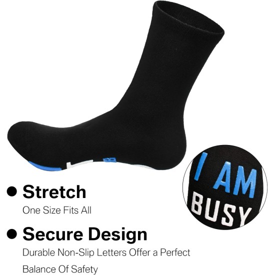 „Do Not Disturb I'm Busy“-Gaming-Socken. Neuartige Gamer-Socken mit Griff für die meisten Menschen „Do Not Disturb I'm Busy“-Gaming-Socken. Neuartige Gamer-Socken mit Griff für die meisten Menschen