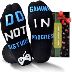 Weihnachtsstrumpffüller, Gaming-Socken – lustige Gaming-Geschenke für Teenager, Jungen, Männer, Geburtstagsgeschenke für Frauen, Ihn, Gamer-Socken