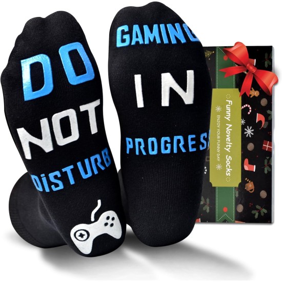 Weihnachtsstrumpffüller, Gaming-Socken – lustige Gaming-Geschenke für Teenager, Jungen, Männer, Geburtstagsgeschenke für Frauen, Ihn, Gamer-Socken Weihnachtsstrumpffüller, Gaming-Socken – lustige Gaming-Geschenke für Teenager, Jungen, Männer, Geburtstagsgeschenke für Frauen, Ihn, Gamer-Socken