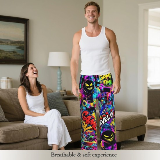 Herren-Pyjama-Hose, Nachtwäsche, ultraleicht, weich, Pyjama-Hose, Schlaf-Lounge, lange Hose mit Kordelzugtaschen Herren-Pyjama-Hose, Nachtwäsche, ultraleicht, weich, Pyjama-Hose, Schlaf-Lounge, lange Hose mit Kordelzugtaschen