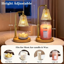 Kerzenwärmerlampe mit Timer, dimmbar, Geburtstagsgeschenke für Frauen, Mutter, Schwester, höhenverstellbarer Wachsschmelzwärmer für Glaskerzen, Einweihungsgeschenke für neues Zuhause, ideal für Büro, Wohnheim, Schlafzimmer, Heimdekoration Kerzenwärmerlampe mit Timer, dimmbar, Geburtstagsgeschenke für Frauen, Mutter, Schwester, höhenverstellbarer Wachsschmelzwärmer für Glaskerzen, Einweihungsgeschenke für neues Zuhause, ideal für Büro, Wohnheim, Schlafzimmer, Heimdekoration