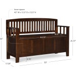 Linon Home Dcor Linon Home Decor Cynthia Aufbewahrungsbank, 50 Linon Home Dcor Linon Home Decor Cynthia Aufbewahrungsbank, 50