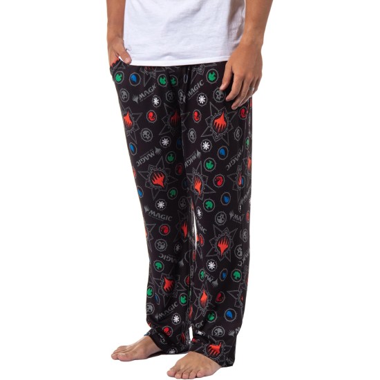Magic: The Gathering Mana-Symbole-Kartenspiel-Schlafanzughose für Herren