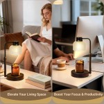 KLL Kerzenwärmerlampe mit Timer: Muttertagsgeschenke, Geburtstagsgeschenke für Frauen und Mütter – Einweihungsgeschenk, neue Heimdekoration – Wachsschmelzwärmer für Duftkerzen im Glas