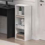 Furinno LUDER Bücherregal, 3-Würfel-Bücherregal, Bücherregal mit offenen Regalen, 9,3 x 12 x 31,5, für Wohnzimmer, Schlafzimmer, Heimbüro, Weiß Furinno LUDER Bücherregal, 3-Würfel-Bücherregal, Bücherregal mit offenen Regalen, 9,3 x 12 x 31,5, für Wohnzimmer, Schlafzimmer, Heimbüro, Weiß