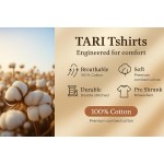 TARI Herren-T-Shirt aus Premium-Baumwolle, lässig, weich, bequem, coole Grafikdesigns