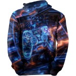 3D-gedruckter Kapuzenpullover, hochauflösende Grafik, bequeme und stilvolle, atmungsaktive Unisex-Stoffe, ideal für Freizeitkleidung