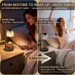 KLL Kerzenwärmerlampe mit Timer: Muttertagsgeschenke, Geburtstagsgeschenke für Frauen und Mütter – Einweihungsgeschenk, neue Heimdekoration – Wachsschmelzwärmer für Duftkerzen im Glas