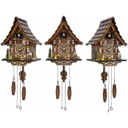 Kuckucksuhr für Wandkunst: 12 Melodien, Lautstärkeregelung, Nachtmodus, Deutschland-Stil, Schwarzwald-Retro, traditionelle handgefertigte Holzhaus-Heimdekoration, Geschenke für die Familie (22,1 x 58,4 cm) Kuckucksuhr für Wandkunst: 12 Melodien, Lautstärkeregelung, Nachtmodus, Deutschland-Stil, Schwarzwald-Retro, traditionelle handgefertigte Holzhaus-Heimdekoration, Geschenke für die Familie (22,1 x 58,4 cm)