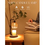 Kerzenwärmerlampe mit Timer, dimmbar, natürliches Weben, elektrische Boho-Kerzenlampe, Wachswärmerlampe für Muttertagsgeschenke für Mama, Einweihungsgeschenke, neue Heimdekoration Kerzenwärmerlampe mit Timer, dimmbar, natürliches Weben, elektrische Boho-Kerzenlampe, Wachswärmerlampe für Muttertagsgeschenke für Mama, Einweihungsgeschenke, neue Heimdekoration