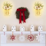 Rustikale Wandleuchten, Einmachglas-Wandleuchten, handgefertigtes Wandkunst-Hängedesign mit ferngesteuerten LED-Lichterketten und weißen Pfingstrosen, Weihnachtsdekoration, Geschenke, Bauernhaus-Heimdekoration, Wohnzimmerleuchten, 2er-Set Rustikale Wandleuchten, Einmachglas-Wandleuchten, handgefertigtes Wandkunst-Hängedesign mit ferngesteuerten LED-Lichterketten und weißen Pfingstrosen, Weihnachtsdekoration, Geschenke, Bauernhaus-Heimdekoration, Wohnzimmerleuchten, 2er-Set