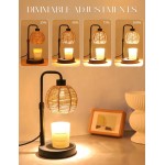 Kerzenwärmerlampe mit Timer, dimmbar, natürliches Weben, elektrische Boho-Kerzenlampe, Wachswärmerlampe für Muttertagsgeschenke für Mama, Einweihungsgeschenke, neue Heimdekoration Kerzenwärmerlampe mit Timer, dimmbar, natürliches Weben, elektrische Boho-Kerzenlampe, Wachswärmerlampe für Muttertagsgeschenke für Mama, Einweihungsgeschenke, neue Heimdekoration