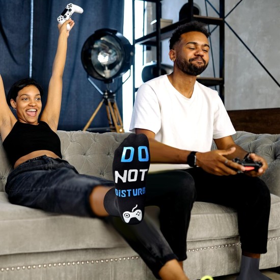 Weihnachtsstrumpffüller, Gaming-Socken – lustige Gaming-Geschenke für Teenager, Jungen, Männer, Geburtstagsgeschenke für Frauen, Ihn, Gamer-Socken Weihnachtsstrumpffüller, Gaming-Socken – lustige Gaming-Geschenke für Teenager, Jungen, Männer, Geburtstagsgeschenke für Frauen, Ihn, Gamer-Socken