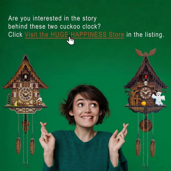 Kuckucksuhr für Wandkunst: 12 Melodien, Lautstärkeregelung, Nachtmodus, Deutschland-Stil, Schwarzwald-Retro, traditionelle handgefertigte Holzhaus-Heimdekoration, Geschenke für die Familie (22,1 x 58,4 cm) Kuckucksuhr für Wandkunst: 12 Melodien, Lautstärkeregelung, Nachtmodus, Deutschland-Stil, Schwarzwald-Retro, traditionelle handgefertigte Holzhaus-Heimdekoration, Geschenke für die Familie (22,1 x 58,4 cm)