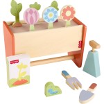 Fisher-Price Holzspielzeug Tiny Garden Caddy, 12-teiliges Set mit Holzwerkzeugen und Pflanzen für Vorschulkinder ab 3 Jahren Fisher-Price Holzspielzeug Tiny Garden Caddy, 12-teiliges Set mit Holzwerkzeugen und Pflanzen für Vorschulkinder ab 3 Jahren