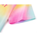 Tebbis Nachthemd für Teenager/kleine Mädchen – Sommer-Nachtwäsche mit kurzen Ärmeln, trendiges Batik-Nachthemd mit Spiralmuster, Pyjama, Größe 6–16