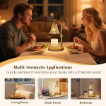 Kerzenwärmerlampe mit Timer, dimmbar, Geburtstagsgeschenke für Frauen, Mutter, Schwester, höhenverstellbarer Wachsschmelzwärmer für Glaskerzen, Einweihungsgeschenke für neues Zuhause, ideal für Büro, Wohnheim, Schlafzimmer, Heimdekoration Kerzenwärmerlampe mit Timer, dimmbar, Geburtstagsgeschenke für Frauen, Mutter, Schwester, höhenverstellbarer Wachsschmelzwärmer für Glaskerzen, Einweihungsgeschenke für neues Zuhause, ideal für Büro, Wohnheim, Schlafzimmer, Heimdekoration