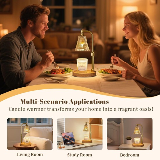 Kerzenwärmerlampe mit Timer, dimmbar, Geburtstagsgeschenke für Frauen, Mutter, Schwester, höhenverstellbarer Wachsschmelzwärmer für Glaskerzen, Einweihungsgeschenke für neues Zuhause, ideal für Büro, Wohnheim, Schlafzimmer, Heimdekoration Kerzenwärmerlampe mit Timer, dimmbar, Geburtstagsgeschenke für Frauen, Mutter, Schwester, höhenverstellbarer Wachsschmelzwärmer für Glaskerzen, Einweihungsgeschenke für neues Zuhause, ideal für Büro, Wohnheim, Schlafzimmer, Heimdekoration