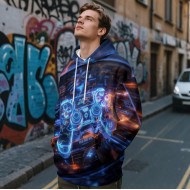 3D-gedruckter Kapuzenpullover, hochauflösende Grafik, bequeme und stilvolle, atmungsaktive Unisex-Stoffe, ideal für Freizeitkleidung 3D-gedruckter Kapuzenpullover, hochauflösende Grafik, bequeme und stilvolle, atmungsaktive Unisex-Stoffe, ideal für Freizeitkleidung