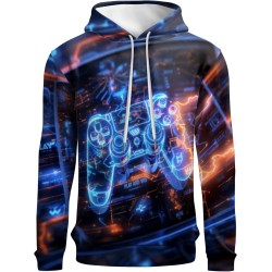 3D-gedruckter Kapuzenpullover, hochauflösende Grafik, bequeme und stilvolle, atmungsaktive Unisex-Stoffe, ideal für Freizeitkleidung