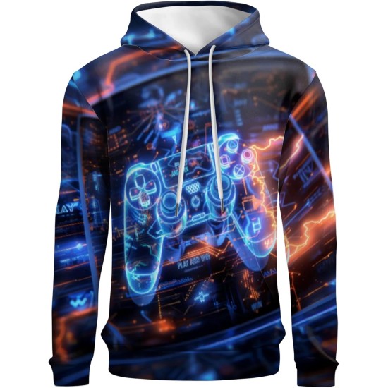 3D-gedruckter Kapuzenpullover, hochauflösende Grafik, bequeme und stilvolle, atmungsaktive Unisex-Stoffe, ideal für Freizeitkleidung