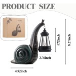 Solar-Gartenschneckenstatue, Garten- und Heimdekoration, Valentinstag-Dekoration für Terrasse, Hof, Rasen, Ornamente, einzigartige Einweihungsgeschenke für Geburtstag, Ostern