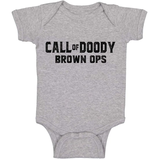 Call Of Doody Brown Ops – Lustiger Baby-Essentials-Body – Baby-Outfit, lustige Kleidung für Neugeborene