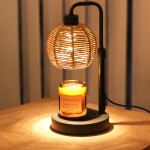 Kerzenwärmerlampe mit Timer, dimmbar, natürliches Weben, elektrische Boho-Kerzenlampe, Wachswärmerlampe für Muttertagsgeschenke für Mama, Einweihungsgeschenke, neue Heimdekoration Kerzenwärmerlampe mit Timer, dimmbar, natürliches Weben, elektrische Boho-Kerzenlampe, Wachswärmerlampe für Muttertagsgeschenke für Mama, Einweihungsgeschenke, neue Heimdekoration