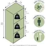 Furinno LUDER Bücherregal, 3-Würfel-Bücherregal, Bücherregal mit offenen Regalen, 9,3 x 12 x 31,5, für Wohnzimmer, Schlafzimmer, Heimbüro, Weiß Furinno LUDER Bücherregal, 3-Würfel-Bücherregal, Bücherregal mit offenen Regalen, 9,3 x 12 x 31,5, für Wohnzimmer, Schlafzimmer, Heimbüro, Weiß