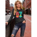 Six Seven Ice Cream Shirts für Frauen, Ice Cream Drip Shirt, lustige 6 7 Meme Langarm-Tops Six Seven Ice Cream Shirts für Frauen, Ice Cream Drip Shirt, lustige 6 7 Meme Langarm-Tops