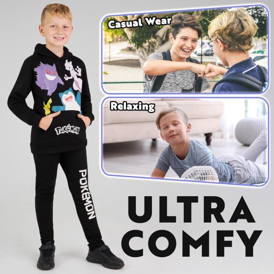 Pokemon-Trainingsanzug-Set für Jungen, Teenager, 2-teilige Hoodie-Jogginghose, Anime-Hoodie-Jogginghose, Kinderkleidung, Teenager-Bekleidung, Geschenke für Jungen Pokemon-Trainingsanzug-Set für Jungen, Teenager, 2-teilige Hoodie-Jogginghose, Anime-Hoodie-Jogginghose, Kinderkleidung, Teenager-Bekleidung, Geschenke für Jungen