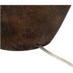 Regency Hill Glenn Farmhouse Rustikale südwestliche natürliche Cottage-Tischlampen, 68,6 cm hoch, Set mit 2 konischen Trommelschirmen aus dunklem Terrakotta-Stoff, Dekor für Wohnzimmer, Schlafzimmer, Haus, Nachttisch