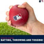 Franklin Sports Foam Baseballs - Soft Foam Practice Baseballs for Kids - Perfect for Hitting and Indoor or Outdoor Play - 3 Pack - Official MLB Licensed Product