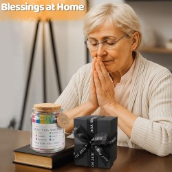 Glas mit Bibelversen, Lies mich, wenn Bibelverse im Glas für tägliche Ermutigung, inspirierendes Gebet und Reflexion, Abschlussgeschenk für sie, Geschenke für Mutter von Tochter und Sohn, christliche Geschenke für Frauen