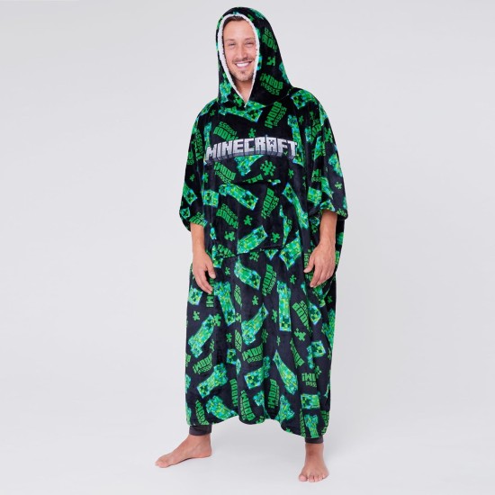 Minecraft-Hoodie-Decke für Männer und Jugendliche – gemütlicher, übergroßer Fleece-Hoodie, Einheitsgröße, Sherpa-Kapuze – Geschenke für Männer Minecraft-Hoodie-Decke für Männer und Jugendliche – gemütlicher, übergroßer Fleece-Hoodie, Einheitsgröße, Sherpa-Kapuze – Geschenke für Männer